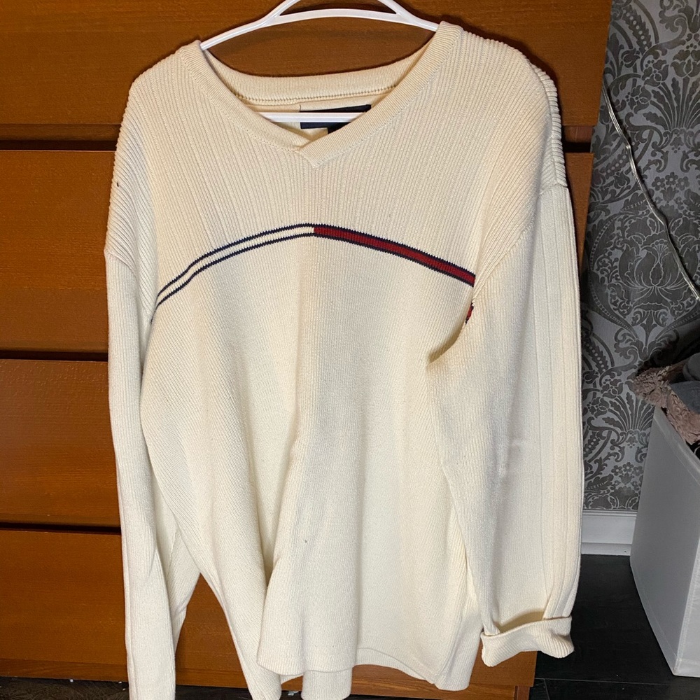 Vintage  Tommy Hilfiger White Sweater
